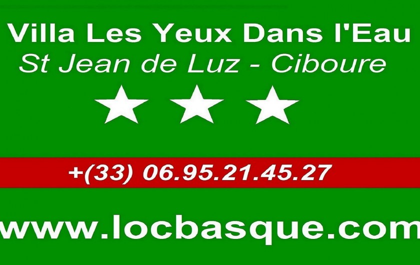 Location de vacances - Villa à Ciboure