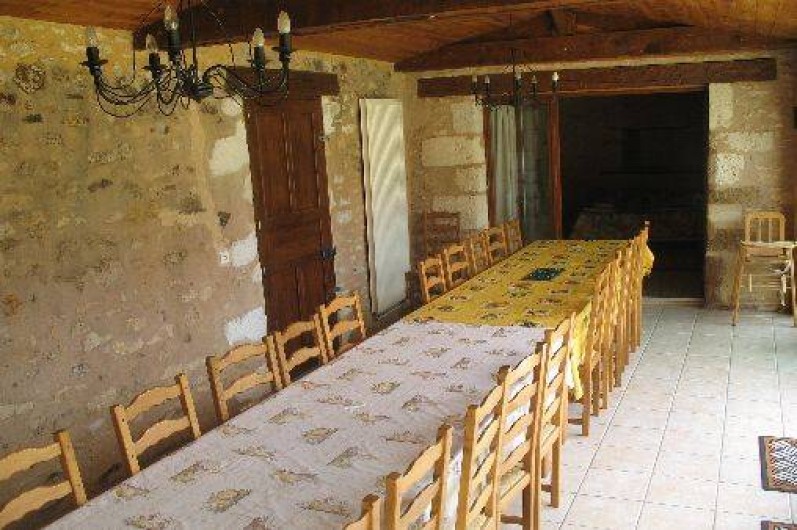 Location de vacances - Villa à Rouffignac-Saint-Cernin-de-Reilhac - salle a manger