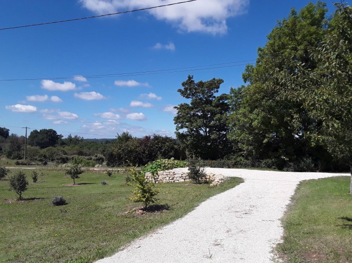 Location de vacances - Gîte à Sorges et Ligueux en Périgord - parking