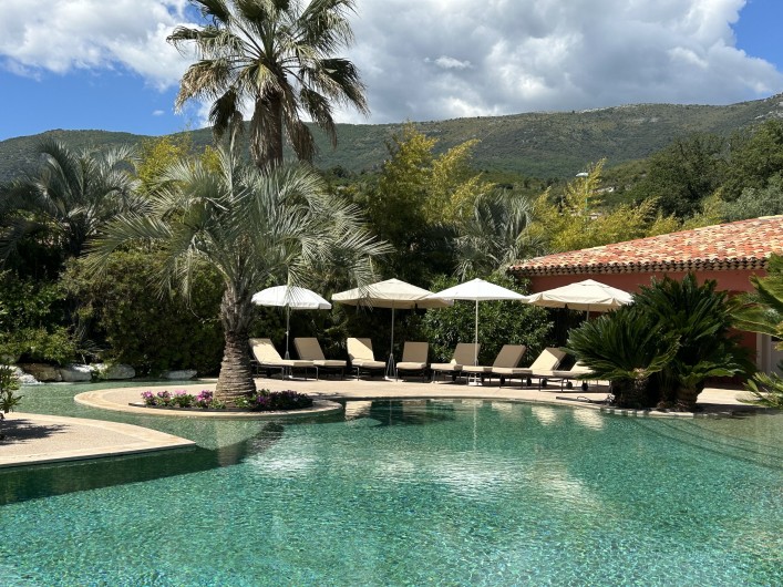 Location de vacances - Villa à Carros - Magnifique piscine-lagon