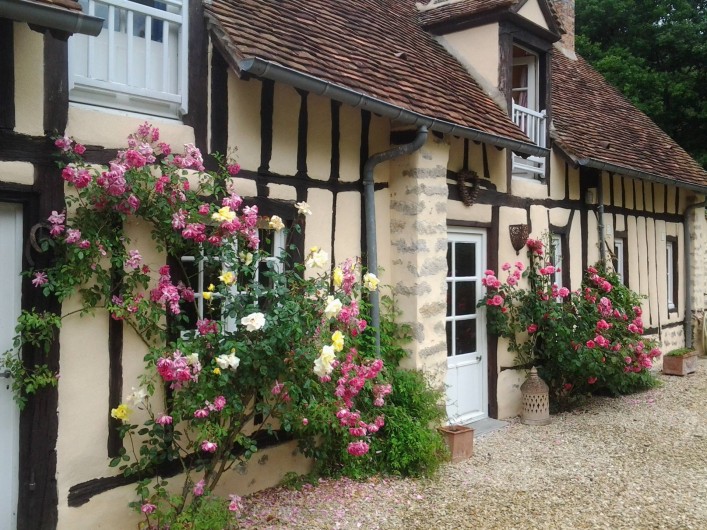 Location de vacances - Maison - Villa à Vitry-aux-Loges - entrée chambre  au rez de jardin