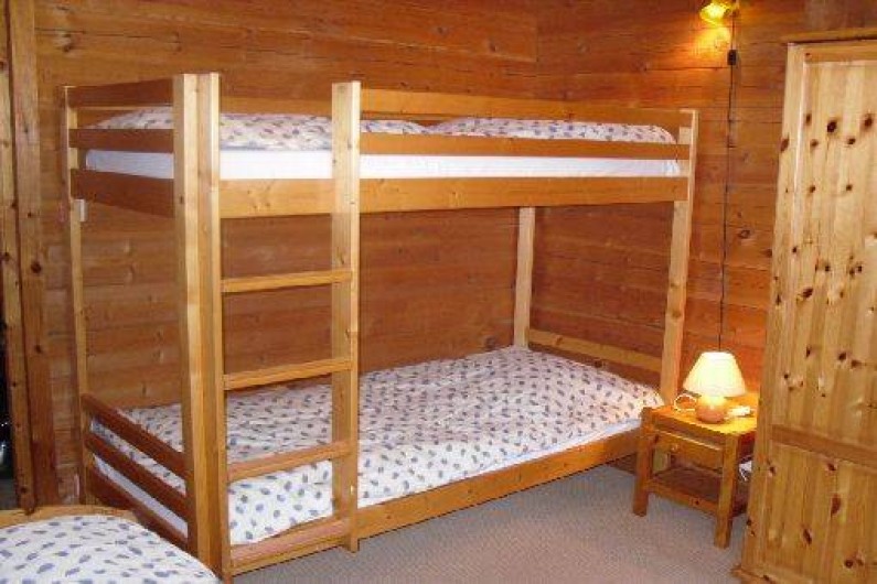 Location de vacances - Chalet à Hauteluce - chambre 3 lits