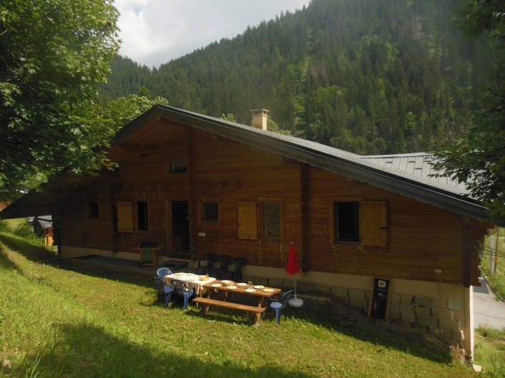 Location de vacances - Chalet à Hauteluce - extérieur été