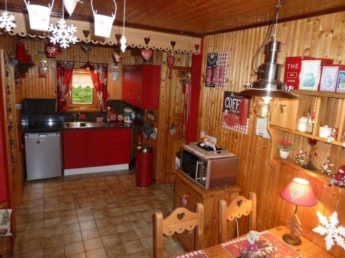 Location de vacances - Chalet à Bussang - Cuisine - Salle a manger