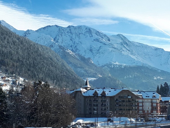Location de vacances - Appartement à Saint-Gervais-les-Bains - Vue depuis l'appartement