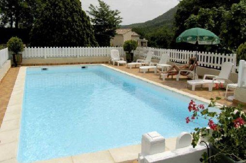 Location de vacances - Gîte à Molières-Cavaillac - piscine avec vue sur la nature