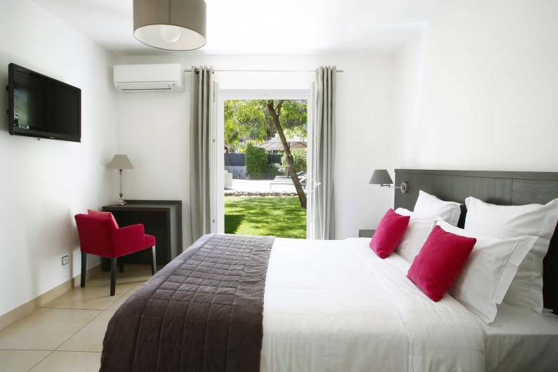 Location de vacances - Villa à Calvi - Chambre double ou twin selon vos besoins.