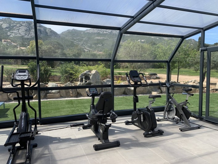 Location de vacances - Villa à Calvi - Espace sport - Plusieurs machines sont à la disposition de nos clients