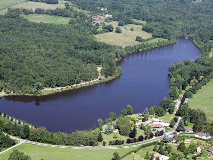 Location de vacances - Chalet à Miallet - Vue du ciel