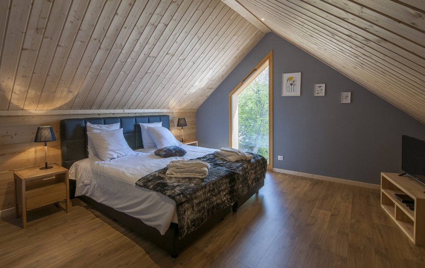 Location de vacances - Chalet à Muhlbach-sur-Munster - Chambre 3 duplex, chambre à l'étage