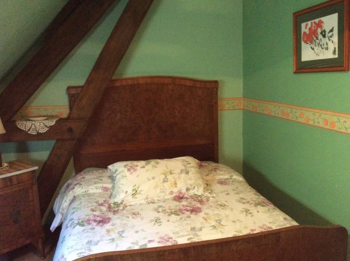 Location de vacances - Chambre d'hôtes à Heurtevent - Lit  double