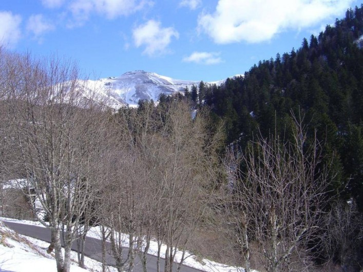 Location de vacances - Studio à Le Lioran - vue du balcon