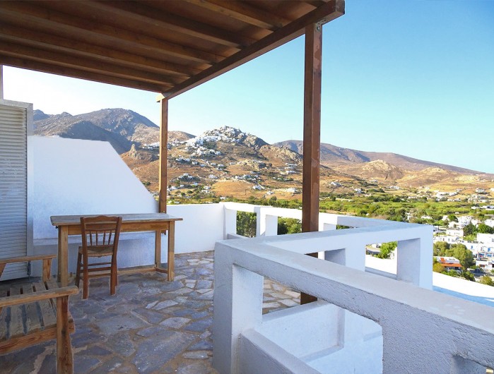 Location de vacances - Appartement à Livadi - Main terrace