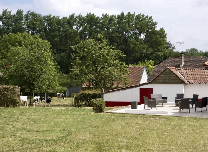 Location de vacances - Maison - Villa à Azincourt - Côté jardin (clos)