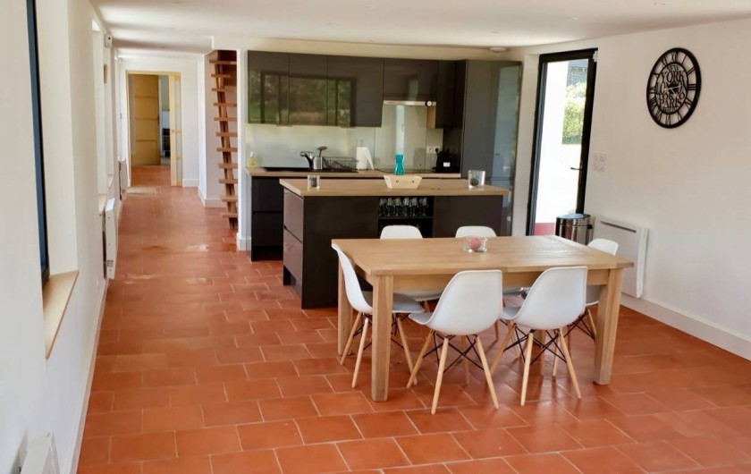 Location de vacances - Maison - Villa à Azincourt - Salle à manger avec une table avec rallonges