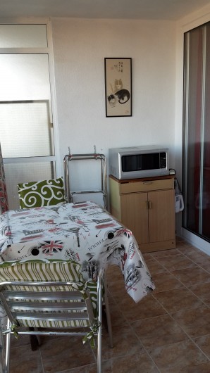 Location de vacances - Appartement à Cambrils - Terrasse - véranda