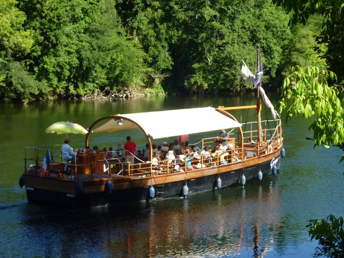 Location de vacances - Chalet à Mauroux - Gabarre sur le Lot à Puy l'Evêque