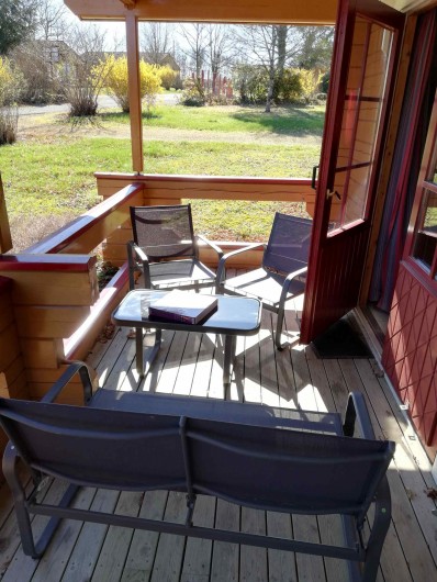 Location de vacances - Chalet à Mauroux - terrasse