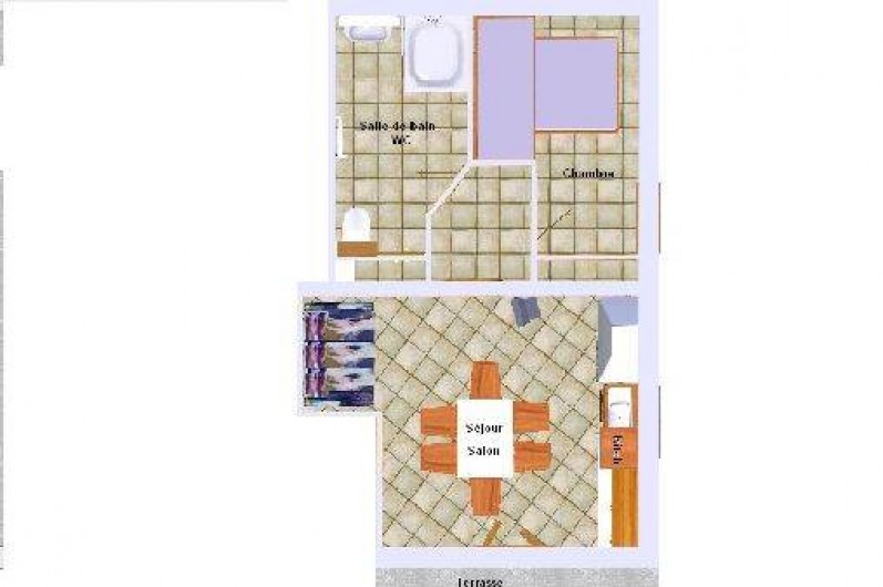 Location de vacances - Studio à La Norma