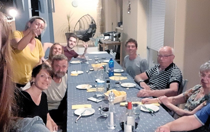 Location de vacances - Chambre d'hôtes à La Madeleine - La table d'hôtes