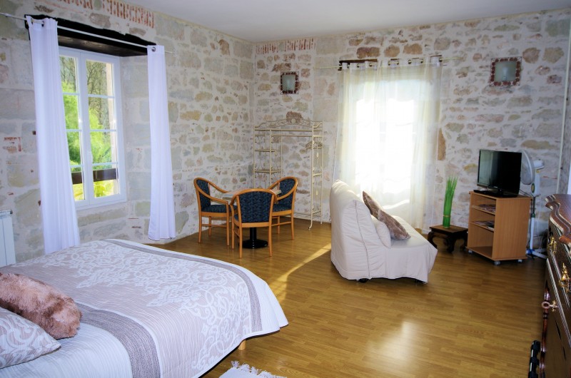 Location de vacances - Chambre d'hôtes à La Madeleine - Chambre Rocamadour