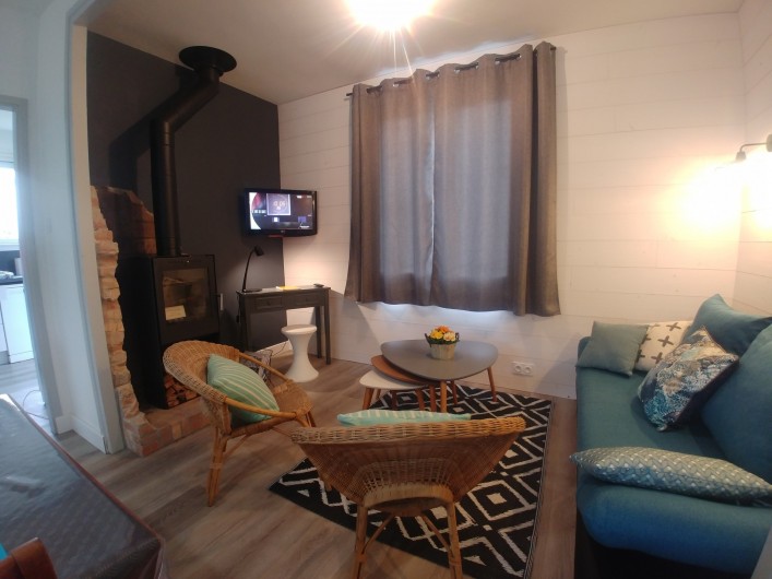 Location de vacances - Villa à La Tranche-sur-Mer - Coin salon