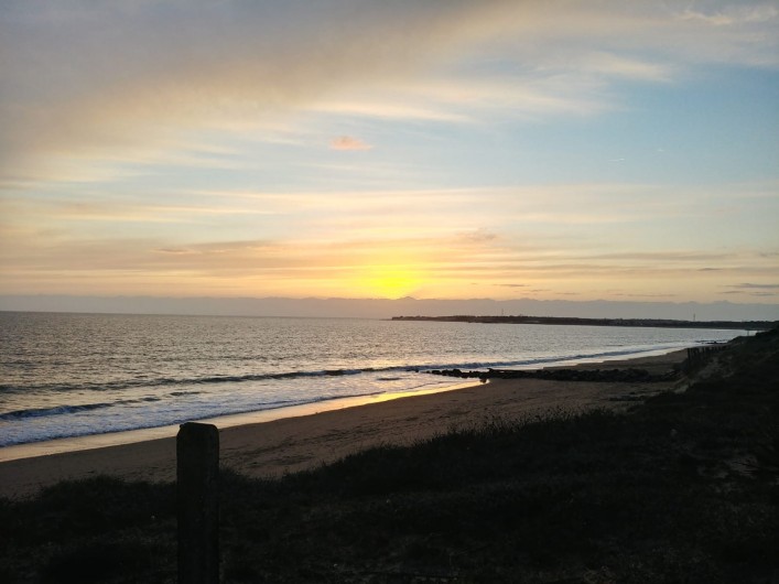 Location de vacances - Villa à La Tranche-sur-Mer - Plage, côté La Tranche sur Mer, au couché du soleil