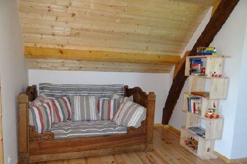 Location de vacances - Maison - Villa à Astugue - Canapé dans la mezzanine