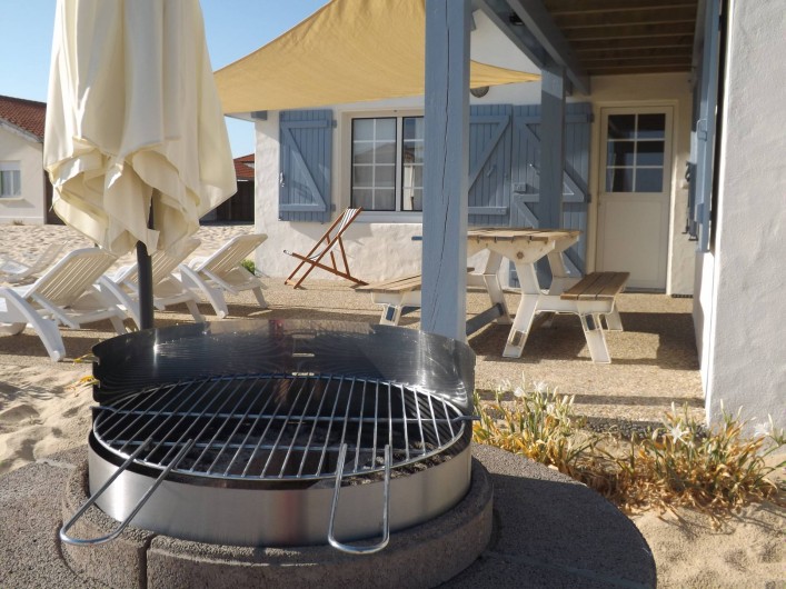 Location de vacances - Villa à Vielle-Saint-Girons - Barbecue circulaire fixe à charbon de bois