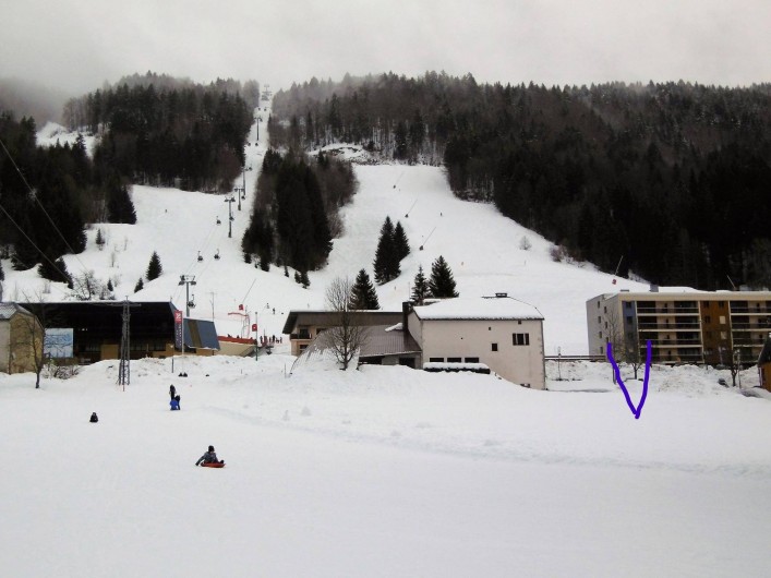 Location de vacances - Appartement à Lélex - L'appartement, pas loin de la télécabine