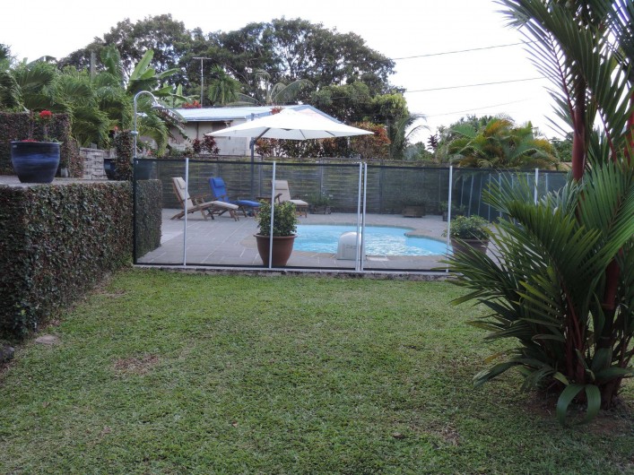 Location de vacances - Villa à Gros-Morne - Piscine avec barrière de sécurité