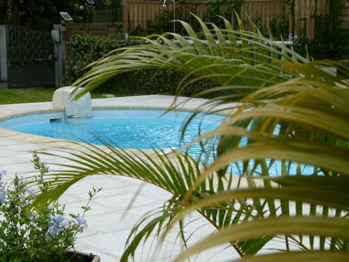 Location de vacances - Villa à Gros-Morne - Piscine avec nage à contre courant