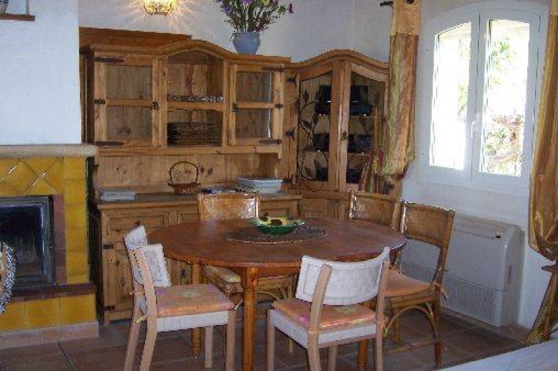Location de vacances - Villa à La Cadière-d'Azur - coin salle à manger.