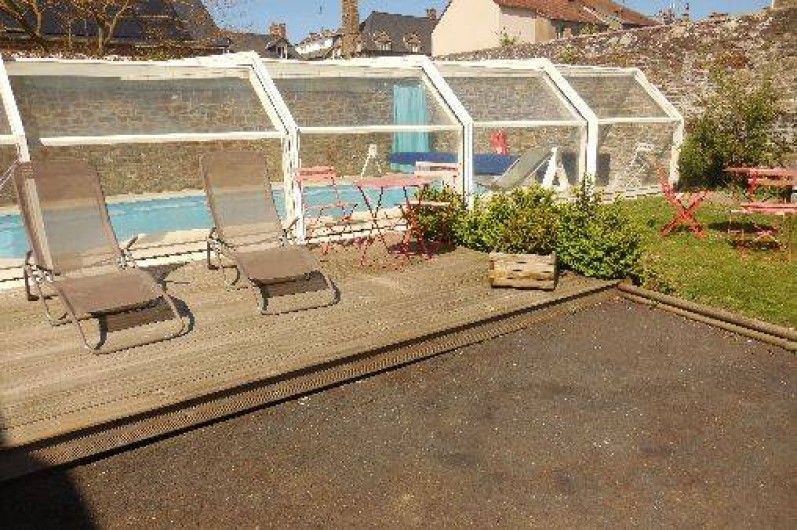 Location de vacances - Maison - Villa à Pontorson - Piscine couverte chauffée à 30°
