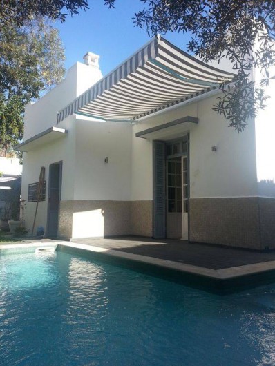 Location de vacances - Villa à El Jadida - La terrasse donnant sur la piscine