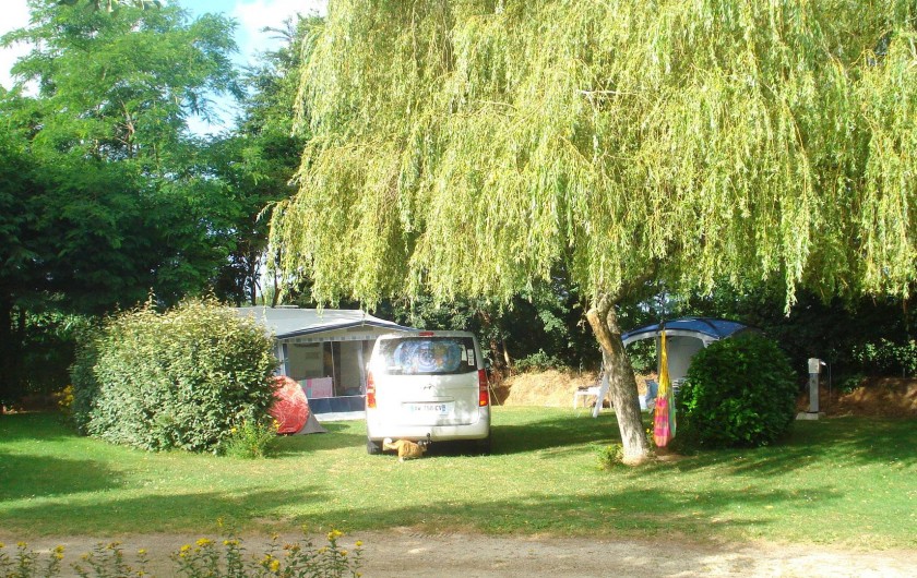 Location de vacances - Camping à Clohars-Carnoët - De grans emplacements
