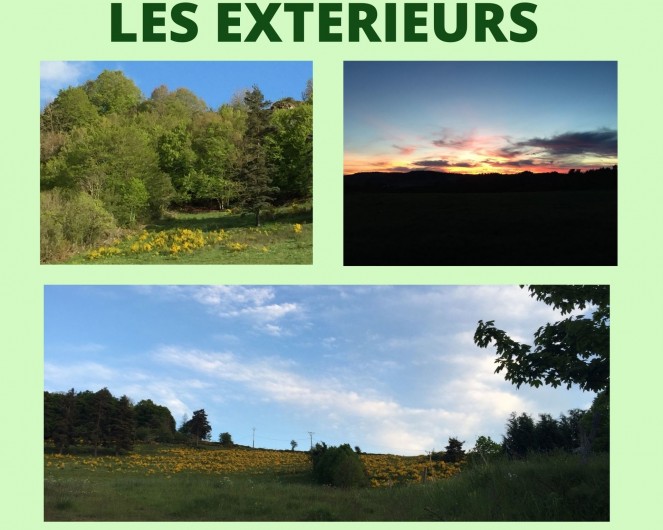 Location de vacances - Chalet à Lafarre - le paysage