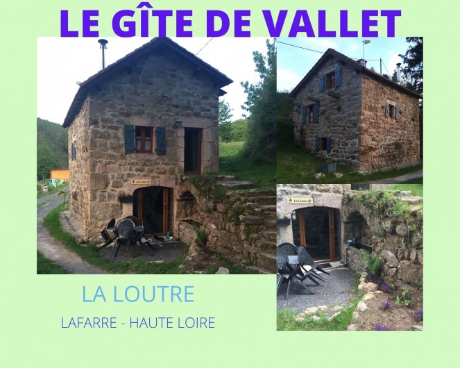 Location de vacances - Chalet à Lafarre - Le gîte en extérieur