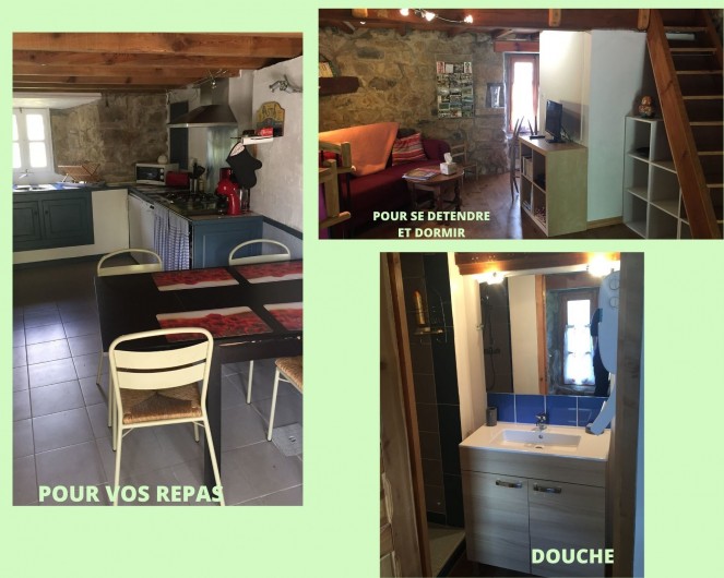 Location de vacances - Chalet à Lafarre - intérieur