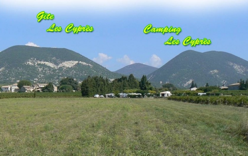 Location de vacances - Camping à Saint-Pantaléon-les-Vignes