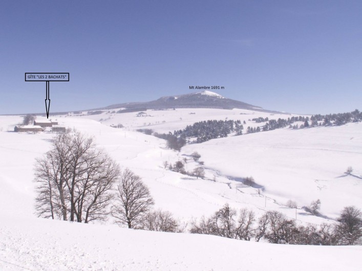 Location de vacances - Gîte à Moudeyres - En hiver neige garantie avec ski alpin, fond, raquette, traîneau...