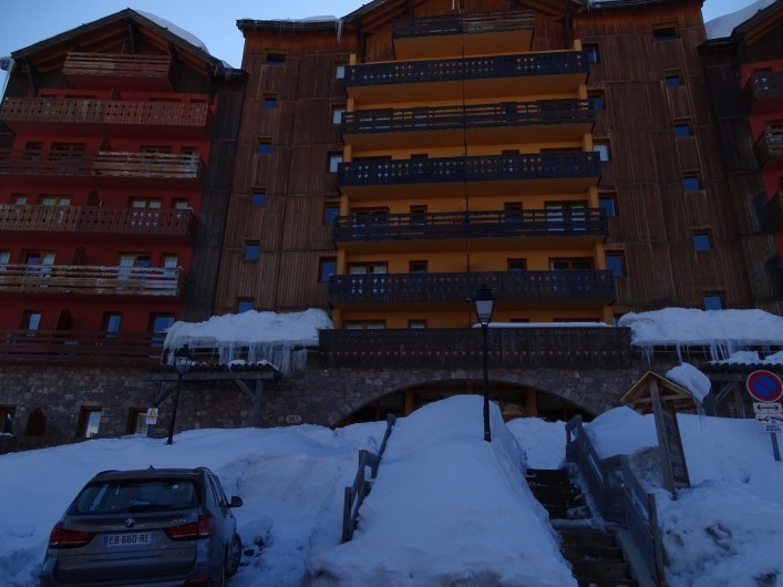 Location de vacances - Appartement à Station de Risoul 1850 - Entrée des Balcons de Sirius