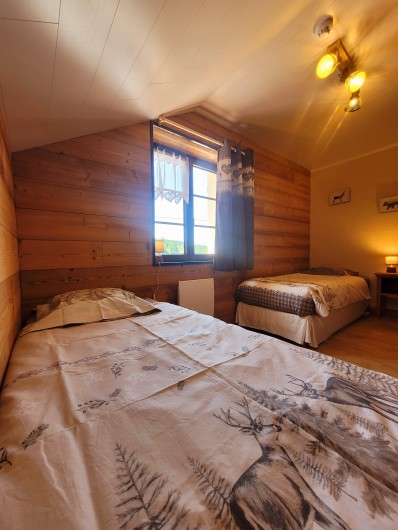 Location de vacances - Gîte à Sapois - chambre 8 avec 2 lits simple
