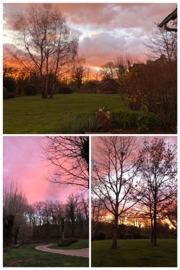 Location de vacances - Gîte à Bozouls - Coucher de Soleil sur La Planhe