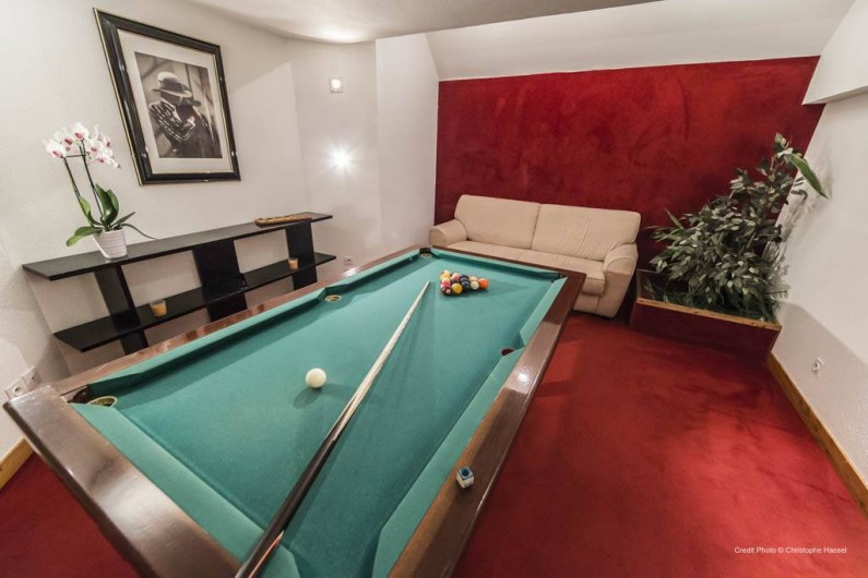 Location de vacances - Chalet à Val-d'Isère - Salon Billard