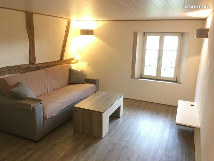 Location de vacances - Studio à Belles-Forêts - Canapé lit confortable dimension 160/200