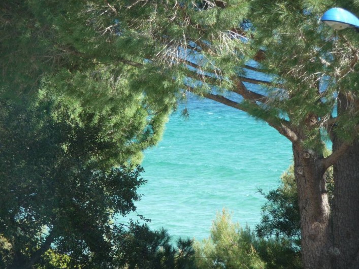 Location de vacances - Studio à Cavalaire-sur-Mer - vue depuis un studio