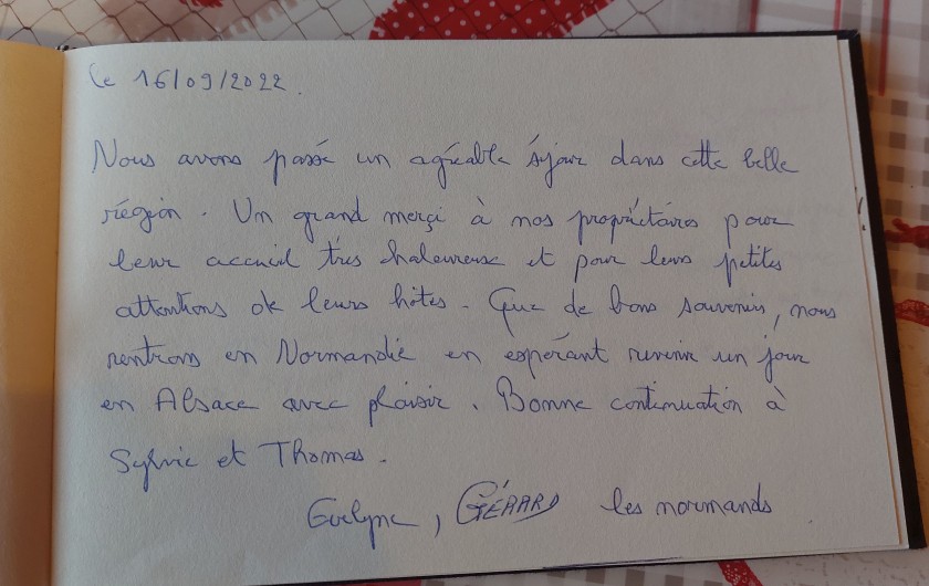 Location de vacances - Chalet à Bœrsch - Avis client