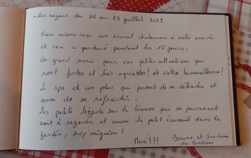 Location de vacances - Chalet à Bœrsch - Avis client