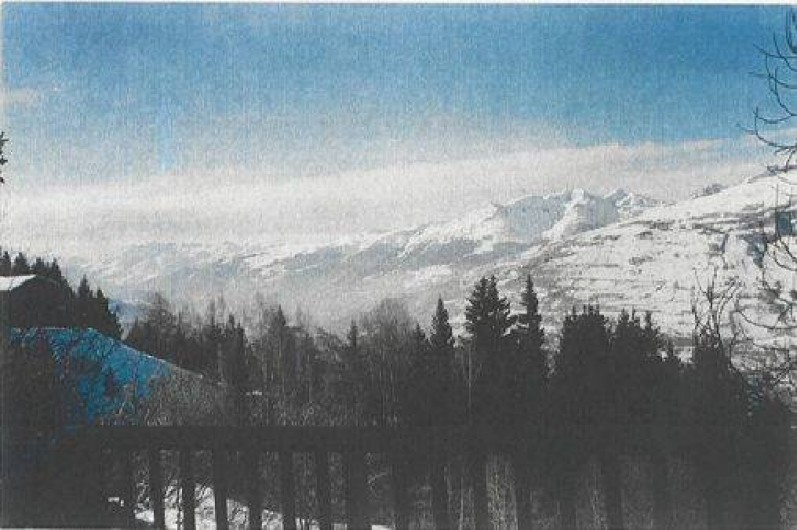 Location de vacances - Chalet à Les Arcs - Vue de la terrasse du  salon